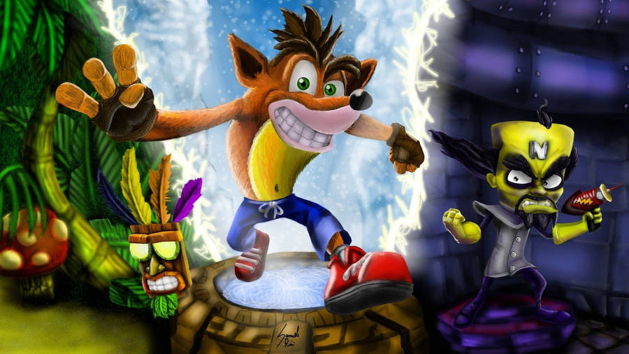 Crash Bandicoot Doctor Neo Cortex Wallpaper