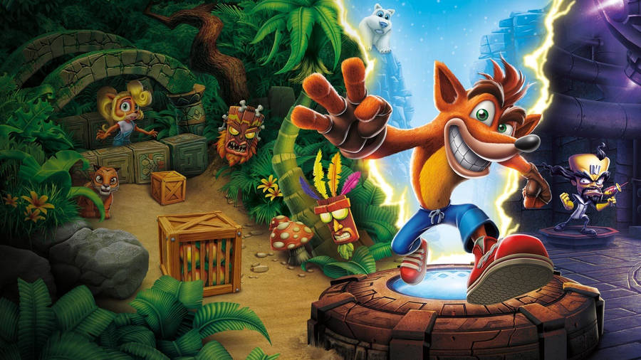 Crash Bandicoot Game Wallpaper