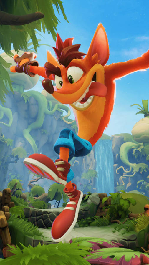 Crash Bandicoot Jump Wallpaper