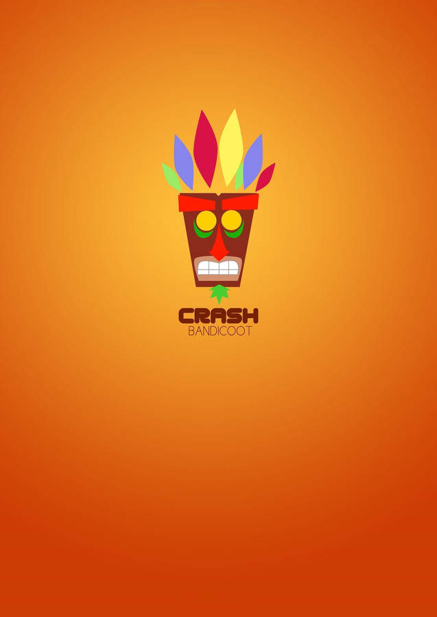 Crash Bandicoot Orange Tiki Wallpaper