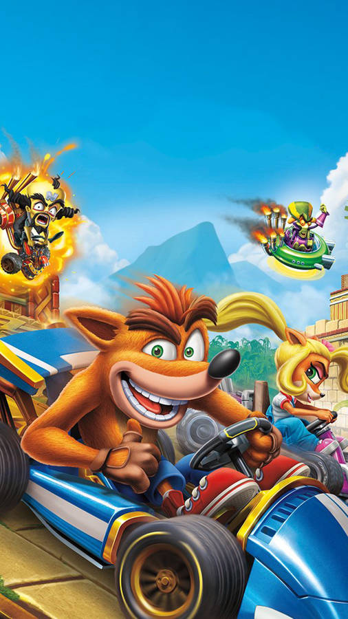 Crash Bandicoot Racing Wallpaper