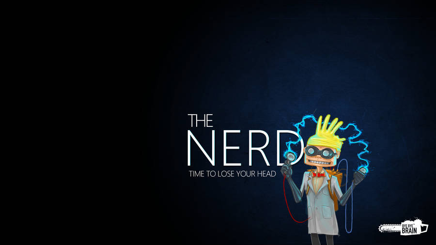 Crazy Nerd Scientist Wallpaper