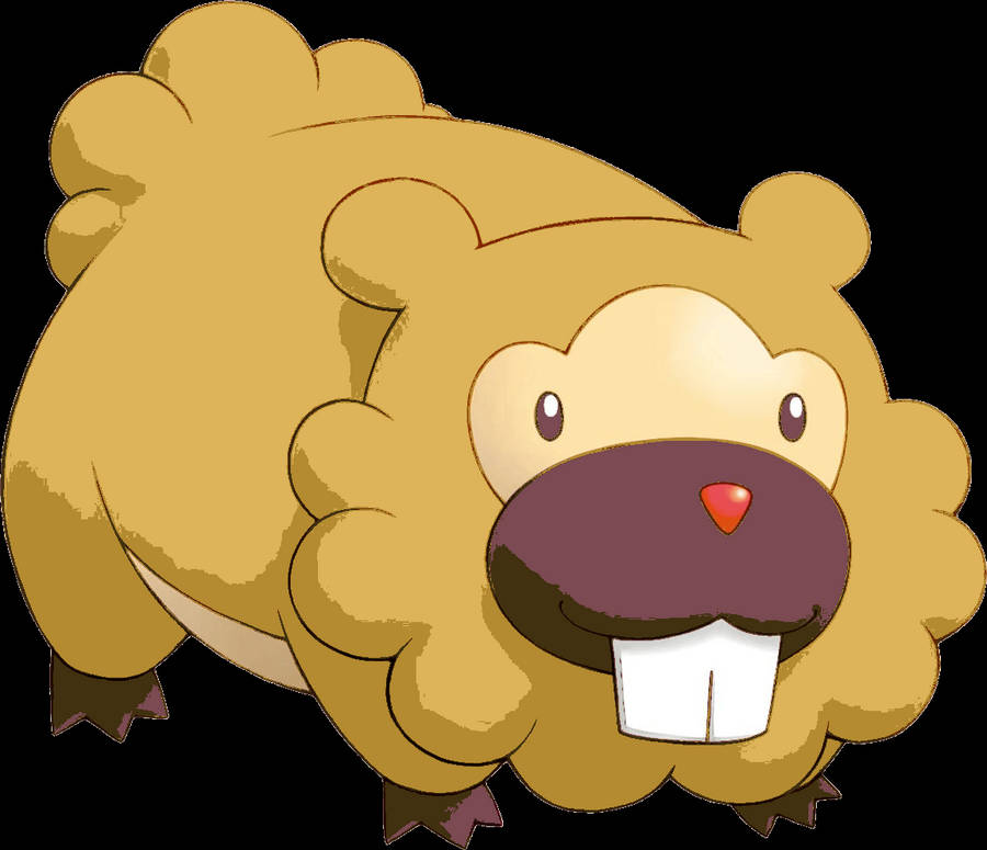 Cream-brown Bidoof Wallpaper