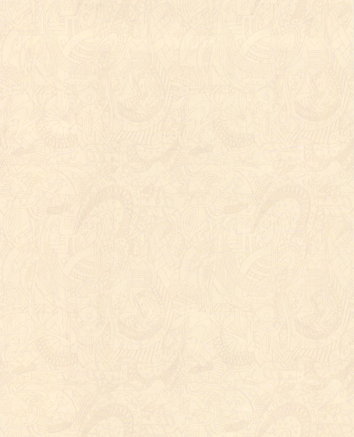 Cream Subtle Art Wallpaper