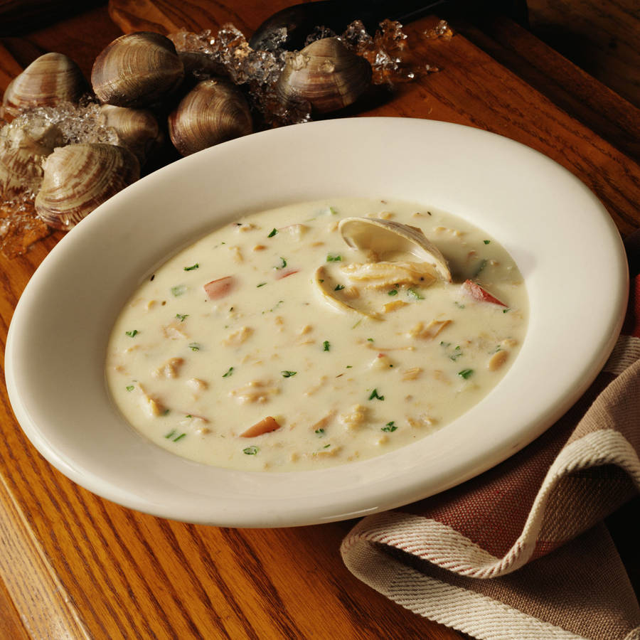 Creamy Clam Chowder Wallpaper