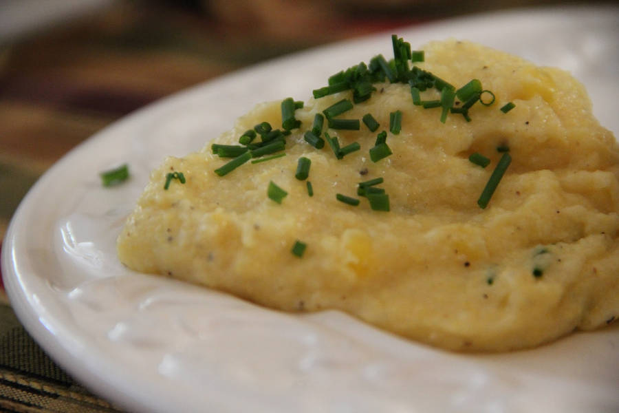 Creamy Polenta Side Dish Wallpaper