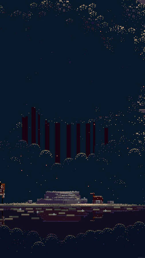 Creative 8 Bit Art Wallpaper