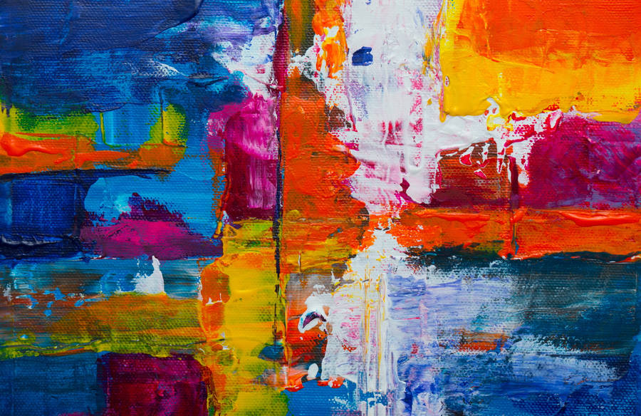 Creative Abstract Oil Painting Wallpaper