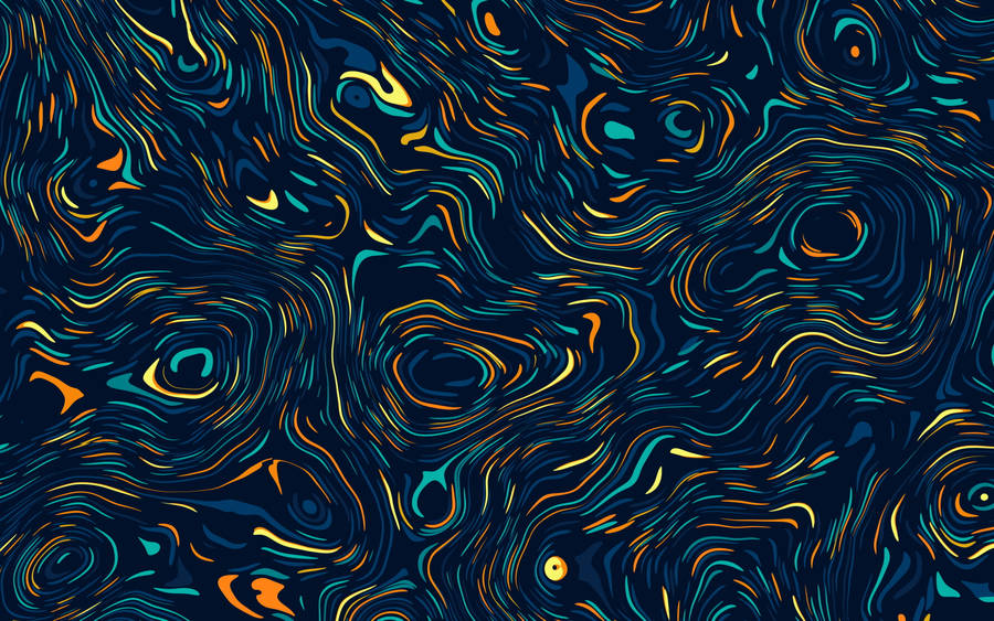 Creative Abstract Wavy Lines Wallpaper