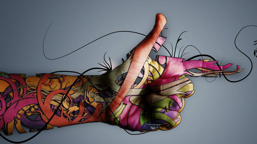 Creative Hand Graphic Tattoos Wallpaper