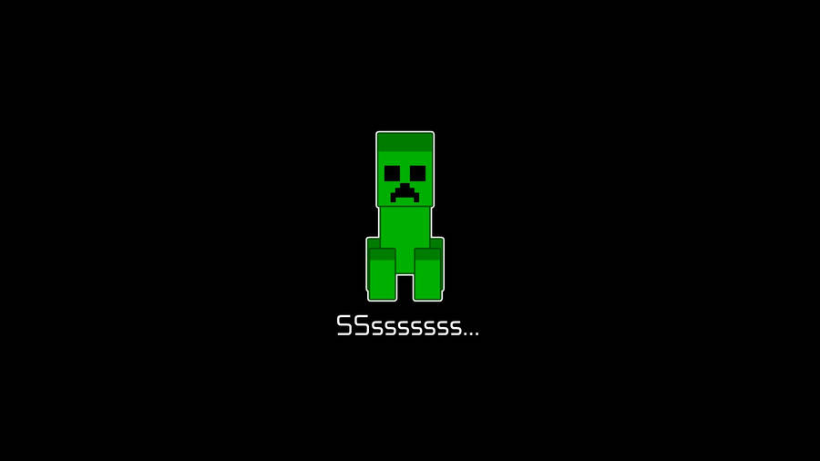 Creeper Minecraft Meme Npc Wallpaper