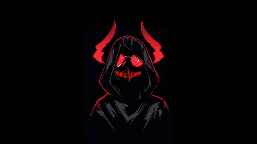 Creepy Black Devil Hd Wallpaper