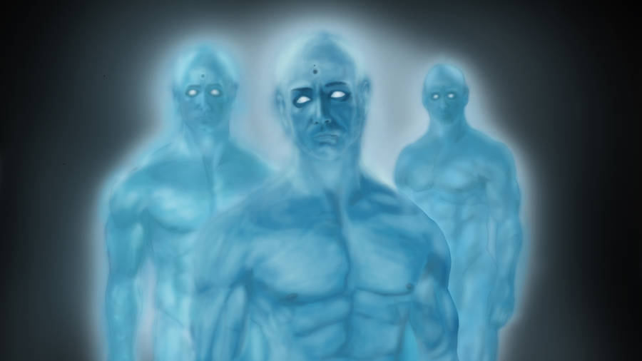 Creepy Doctor Manhattan Duplicates Wallpaper