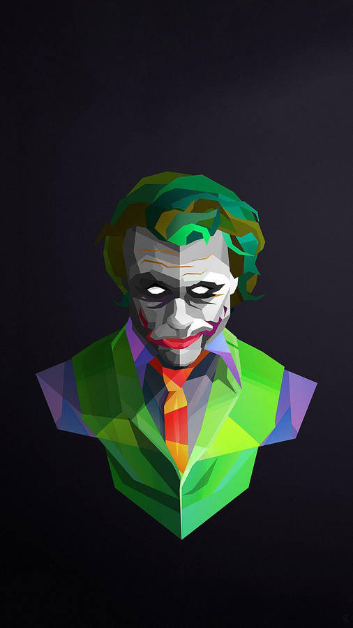 Creepy Joker Iphone Green Hair Wallpaper