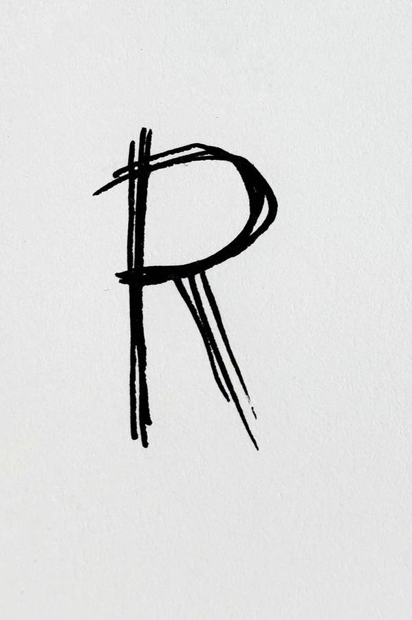 Creepy Letter R Wallpaper