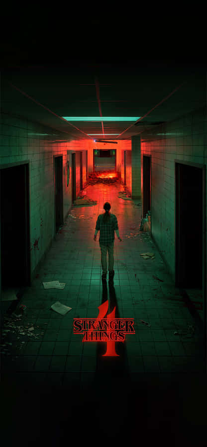 Creepy Stranger Things Hallway Wallpaper