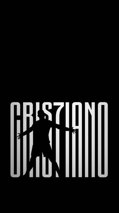 Cristiano Ronaldo Word Art Silhouette Wallpaper