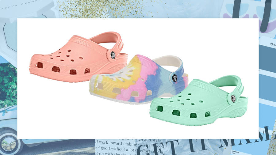 Crocs In Pastel Colors Wallpaper