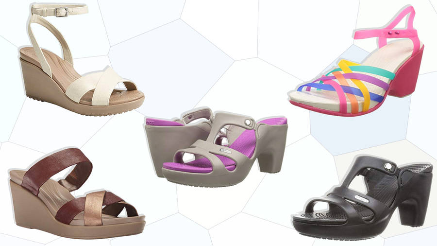 Crocs Women Heels Wallpaper