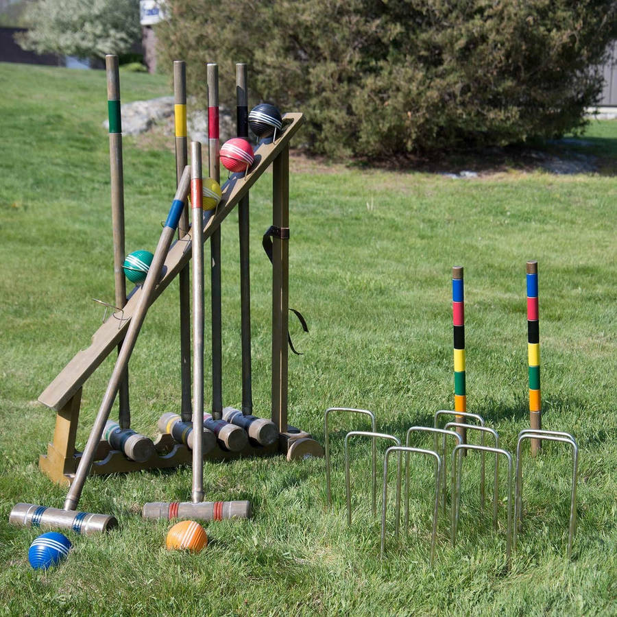 Croquet Mallets Wallpaper