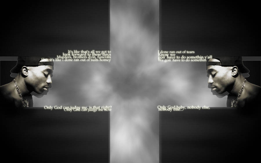 Cross Background 2pac Wallpaper