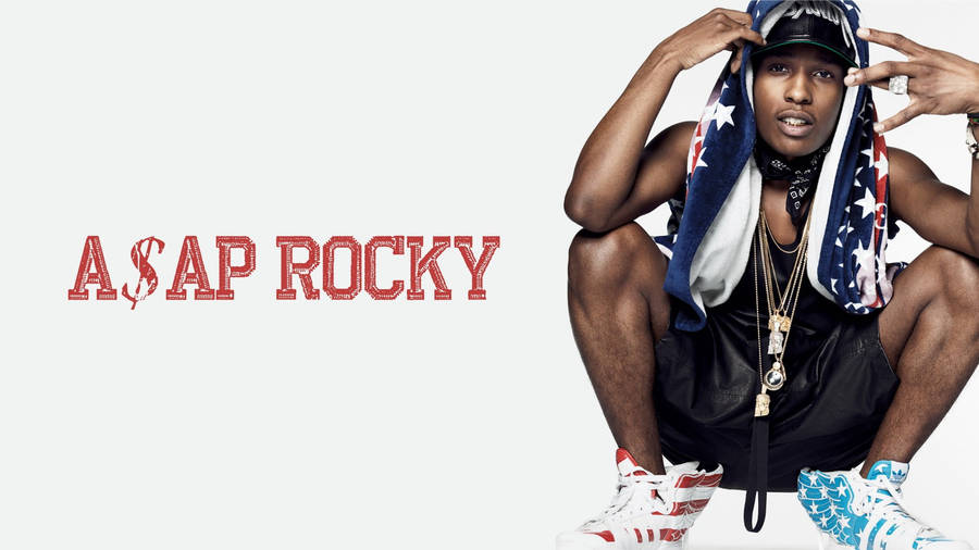 Crouching Asap Rocky Wallpaper