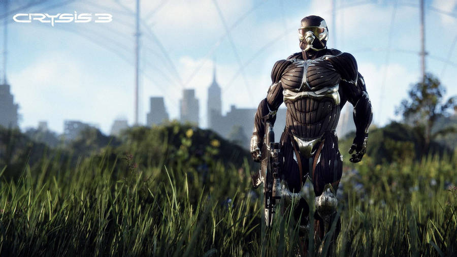 Crysis 3 Prophet On Grass Wallpaper