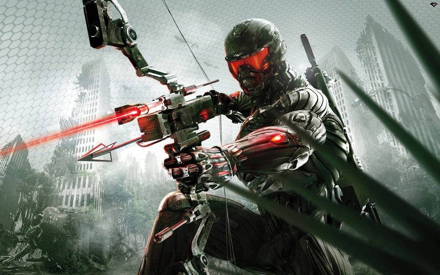 Crysis 3 Red Laser Arrow 4k Wallpaper