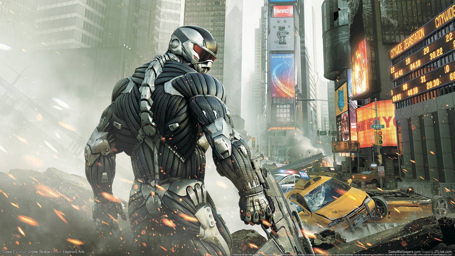 Crysis 3 Times Square Ruins 4k Wallpaper