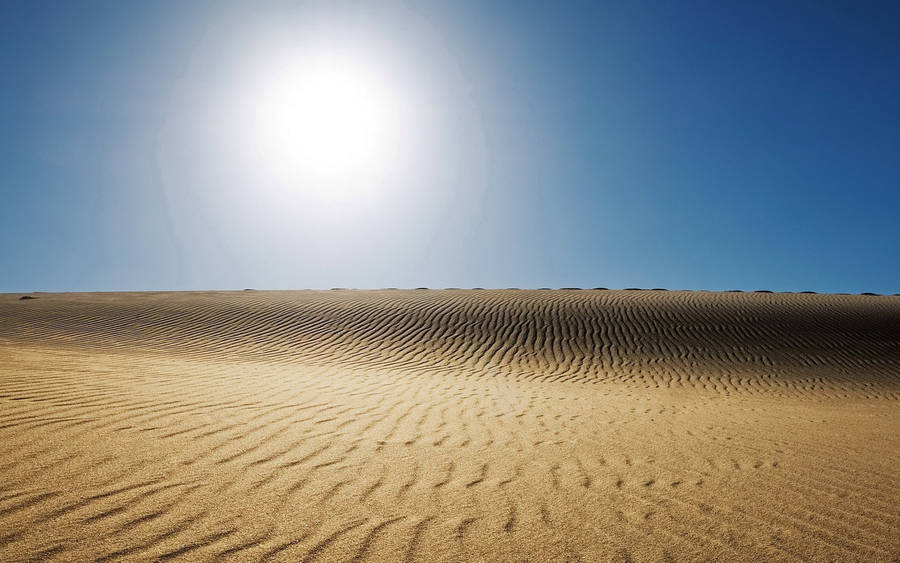 Crystal Ball Desert Sun Wallpaper