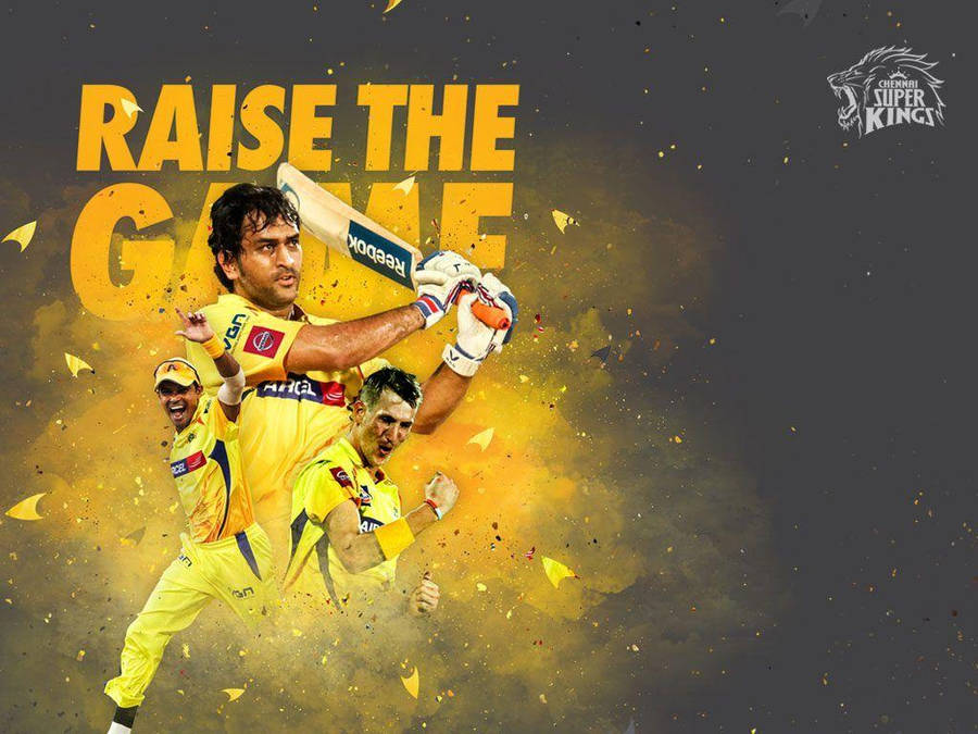 Csk Players Poster Wallpaper