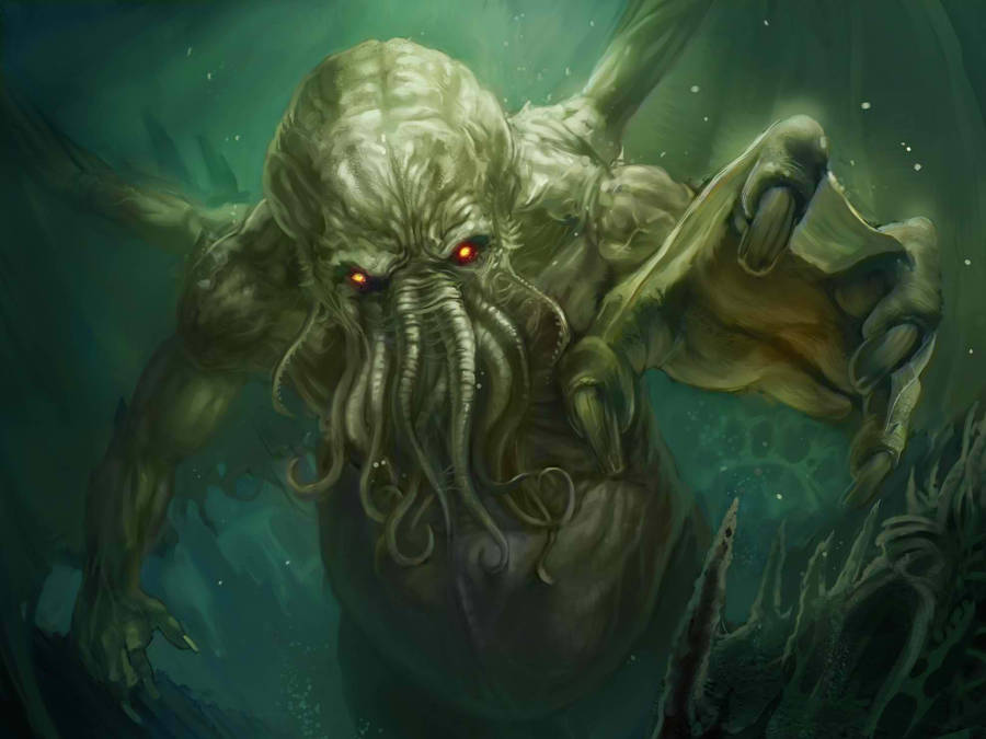 Cthulhu Mythos Deity Underwater Wallpaper