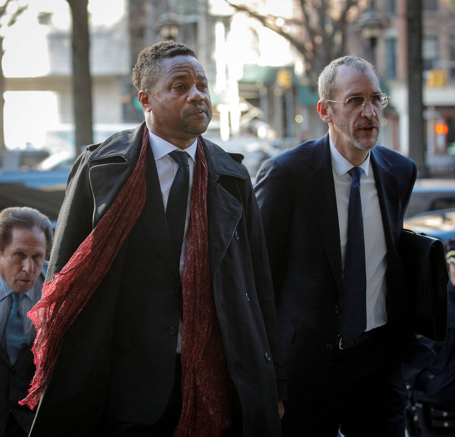 Cuba Gooding Jr. During Trial Wallpaper