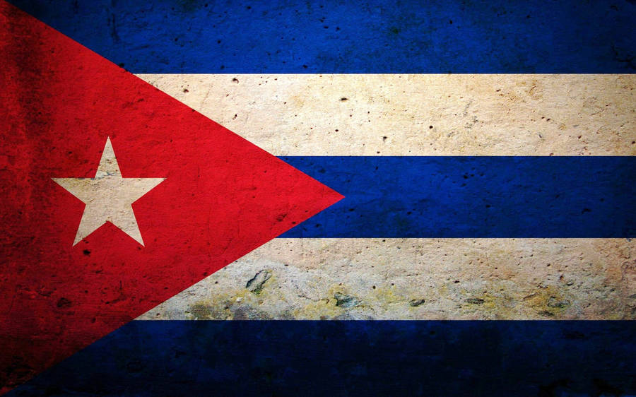 Cuban Flag Smudge Desktop Art Wallpaper