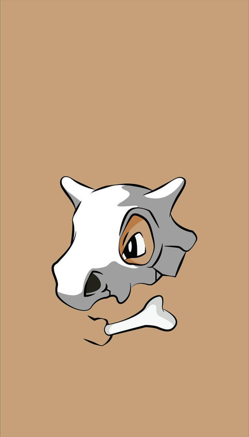 Cubone Holding Bone Wallpaper