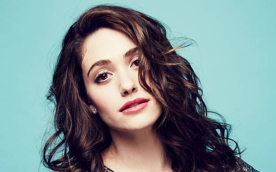 Curly Hair Emmy Rossum Wallpaper