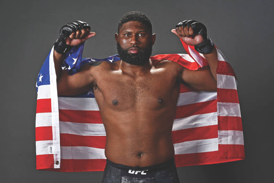 Curtis Blaydes American Flag Wallpaper