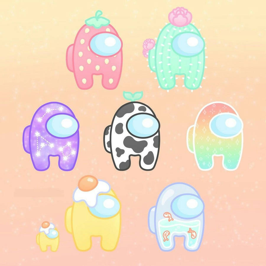 Cute Aesthetic Among Us Wallpaper