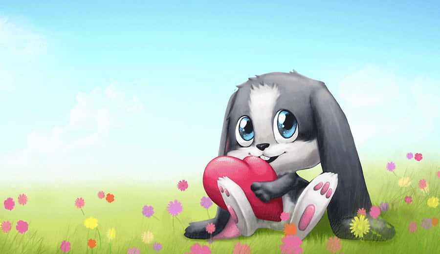 Cute Animals Cartoon Schnuffel Wallpaper