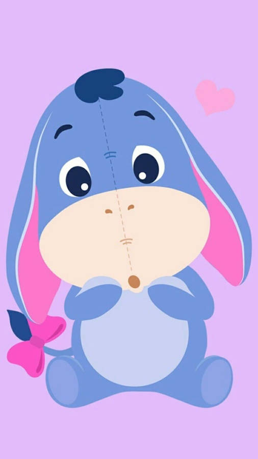 Cute Baby Eeyore Wallpaper