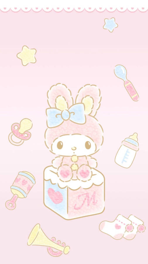 Cute Baby My Melody Wallpaper