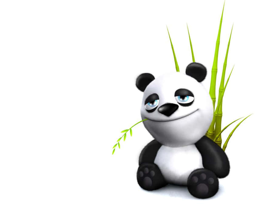 Cute Cartoon Animal Panda Wallpaper
