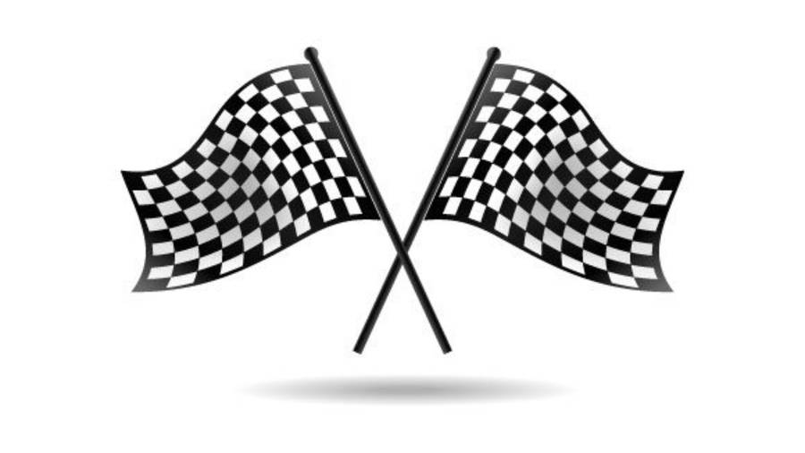 Cute Checkered Flags Wallpaper