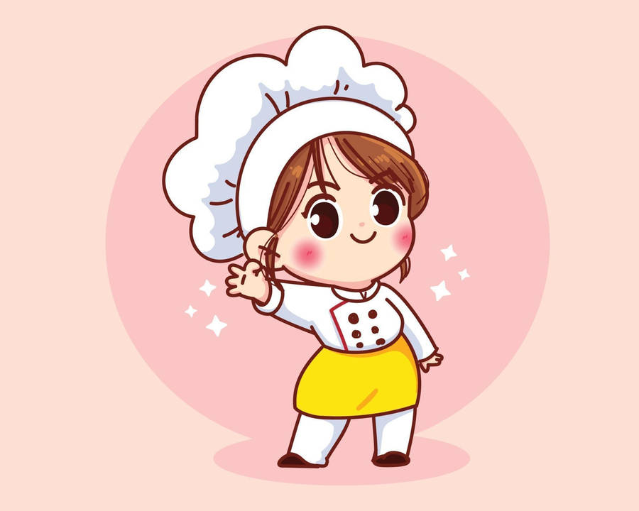 Cute Chef Smile Graphic Wallpaper