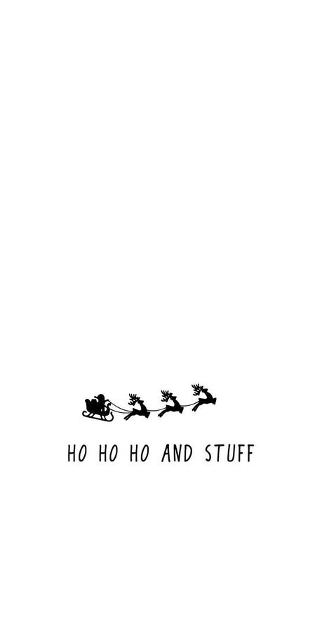 Cute Christmas Iphone Minimalist Wallpaper