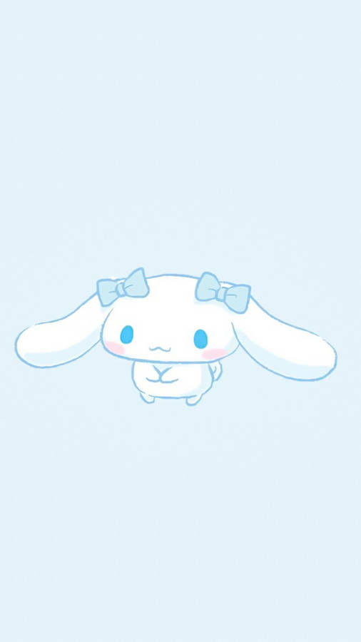 Cute Cinnamoroll With Ribbons Wallpaper