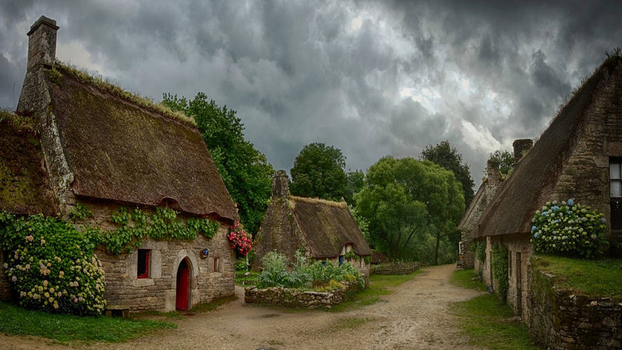 Cute Cottages In England Wallpaper