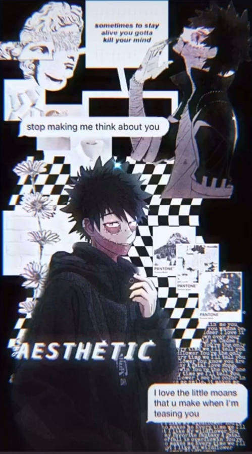 Cute Dabi Aesthetic Portrait Wallpaper