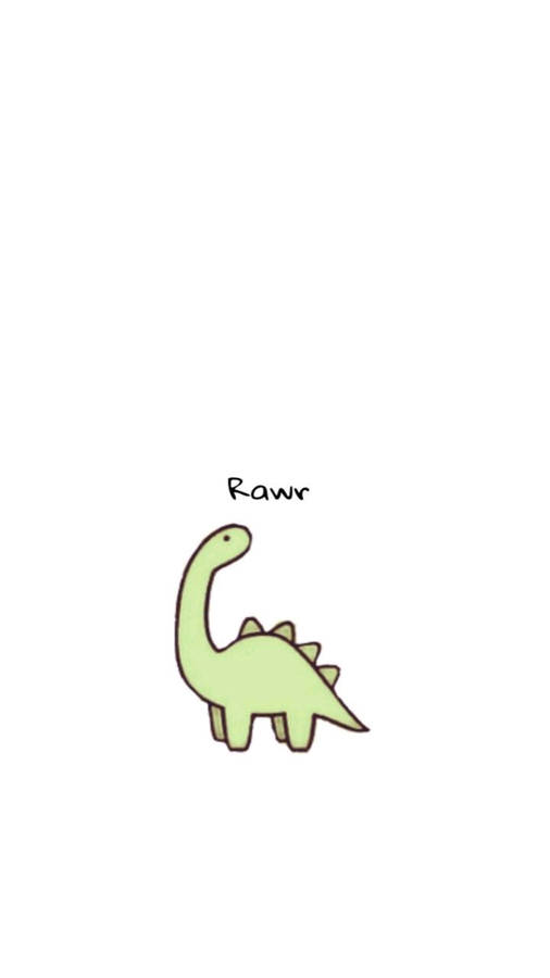 Cute Dinosaur Phone Rawr Wallpaper