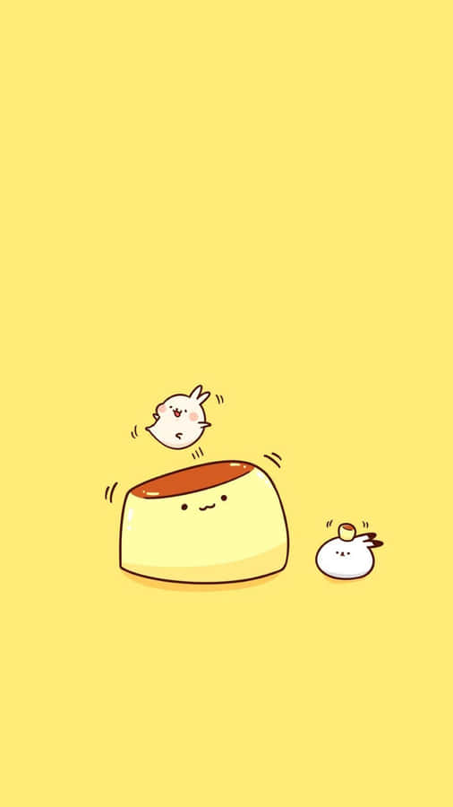 Cute Food Iphone Molang Wallpaper